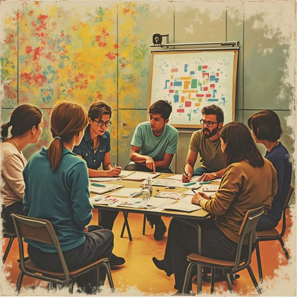 Feedback-Runde nach Workshop